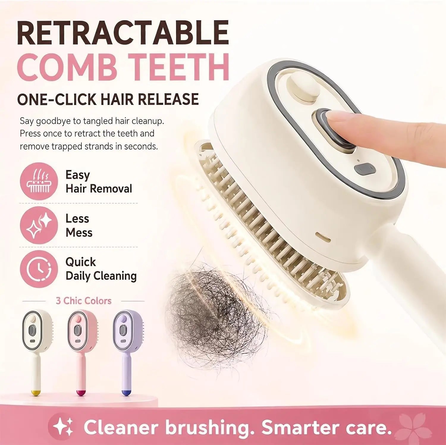 Wet Electrics Hairbrush with Water Spray Rechargeable Steams Hair Straightener USB-C Charging for Both Long & Short Hairs