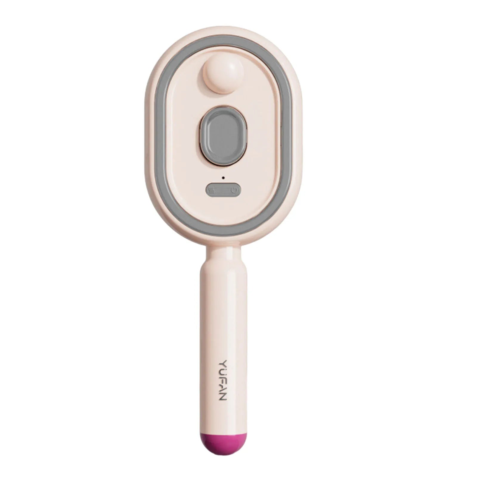 Wet Electrics Hairbrush with Water Spray Rechargeable Steams Hair Straightener USB-C Charging for Both Long & Short Hairs
