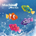 Baby Bath Light-Up Sensor Electric Small Fish Playing in Water Pet Fish Swimming Fish Can Swim Realistic Clownfish Toy